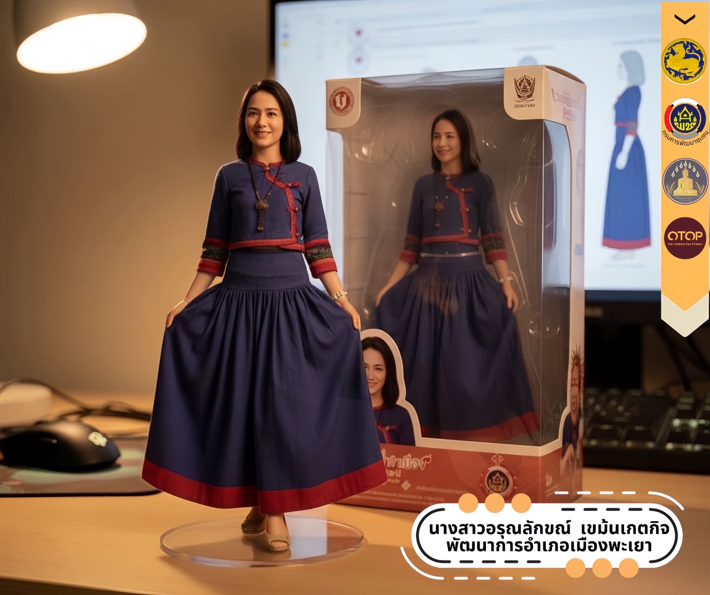 📣สำนักงานพัฒนาชุมชนอำเภอเมืองพะเยา ขอชวนทุกคนมาเปลี่ยนลุคให้ปังกับ #ผ้าไทย กัน! 🇹🇭✨