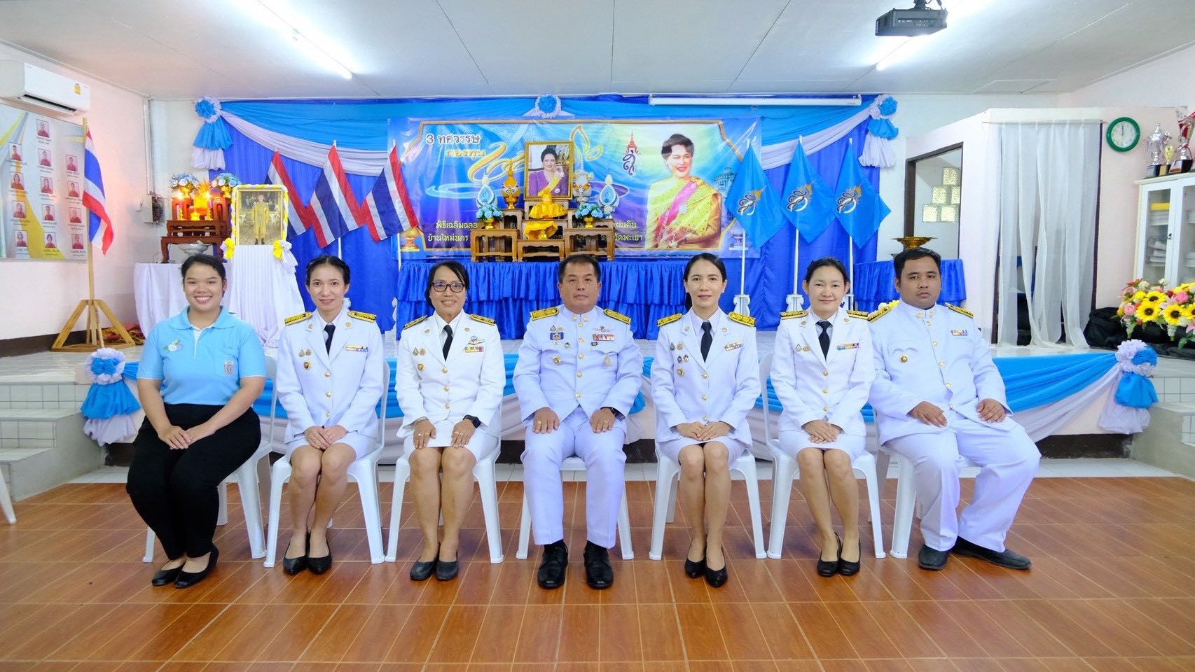 พช.เมืองพะเยา : จัดพิธีอัญเชิญเงินพระราชทานขวัญถุงกองทุนแม่ของแผ่นดินและแลกเงินขวัญถุงพระราชทานกองทุนแม่ของแผ่นดินบ้านใหม่นคร